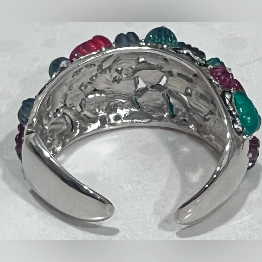 NEW KENNETH JAY LANE‎ KJL TUTTI FRUTTI FRUIT SALAD CUFF BRACELET